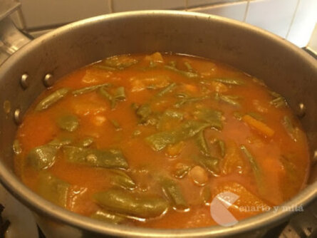 berza con calabaza
