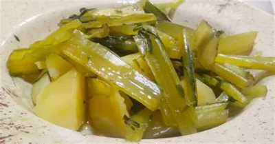 borraja con patatas