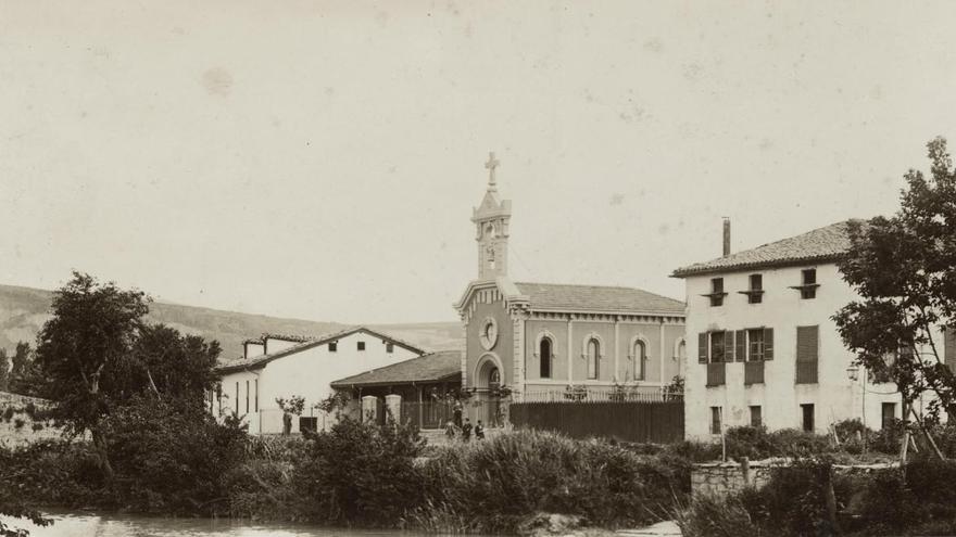 Estado actual de Casa Recalde, en el camino de Burlada, 5, que va a ser rehabilitada para 4 viviendas.