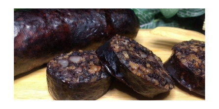 Morcilla asada.
