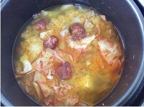 pote col con chorizo