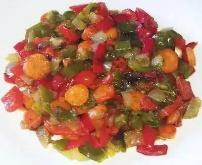 salteado de pimientos