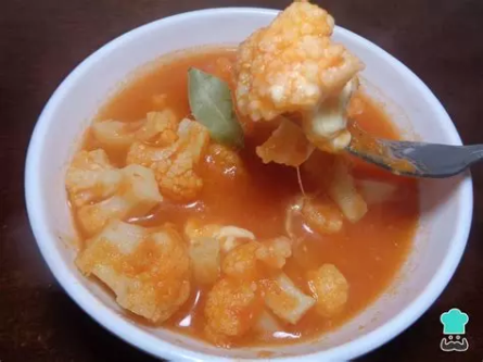 sopa de coliflor